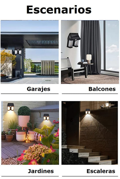 Luz De Pared De Tungsteno Solar